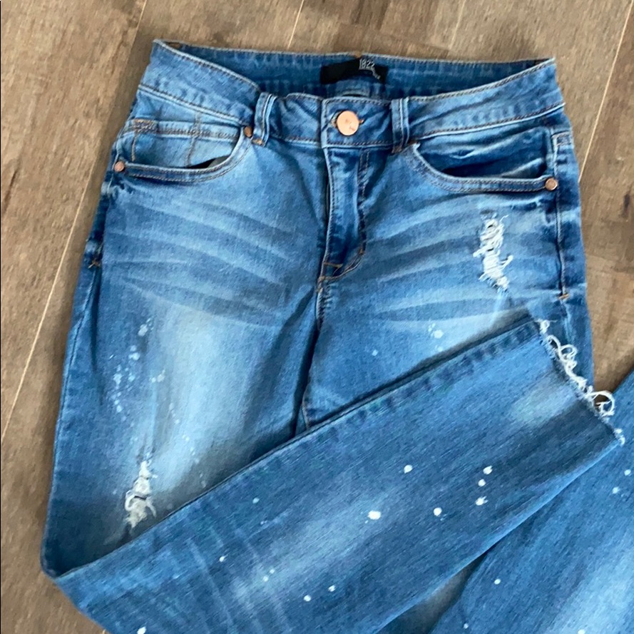 1822 Distressed Jeans - Ankle - Capri Frayed 6